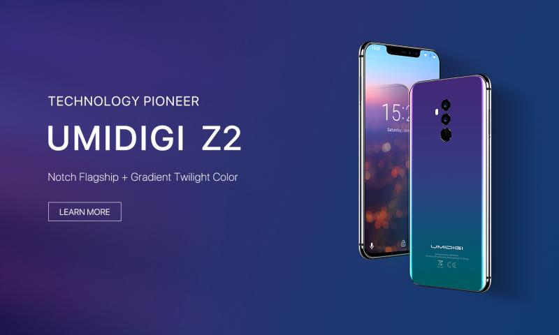 UMIDIGI Z2 adopts new gradient color